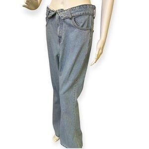 PLT Folded Waist Jeans